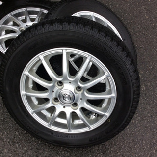 13インチ！社外アルミ スタッドレスアルミセット