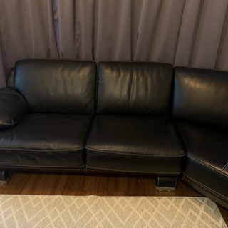 IDC大塚家具のL/S Celeb -01シリーズ　L字ソファオットマンセット