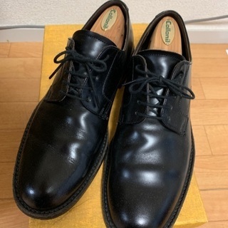リーガル プレーントゥ 革靴 黒