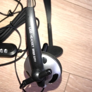 USBヘッドセット　サンワサプライ　片耳タイプ