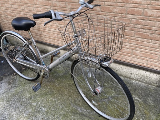 シティサイクル LETICIA 27インチ 内装5段変速 シルバー