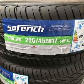 225/45R17 新品タイヤ 4本