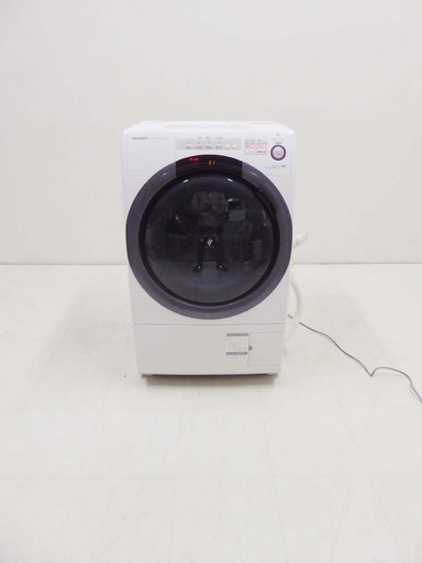 SHARP シャープ 保証付 コンパクトドラム洗濯機 洗濯7㎏ 乾燥3.5kg ES-S7C-WL 2018年製