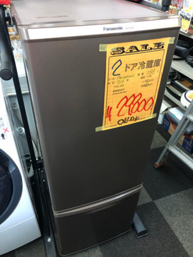 168L 2ドア冷蔵庫　Panasonic