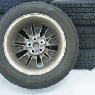 トヨタ純正 17インチ アルミホイール 7JJ +45 5H PCD114.3 10系アルファード 冬タイヤ4本付き 225/60R17 苫小牧西店　