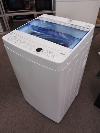 ■中古品　2018年製　Haier 洗濯機　JW-C45CK■4.5kg