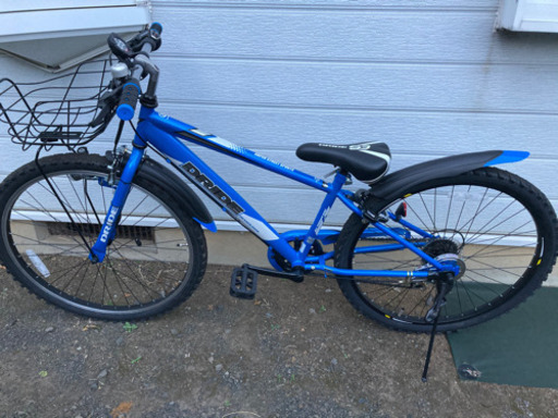 （値下げしました）子ども用自転車　青色　売ります