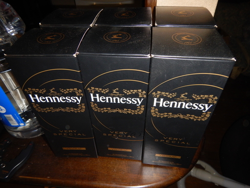 【未開封】ヘネシー VS(Hennessy Very Special)6本まとめて＋おまけ(菊川焼酎)