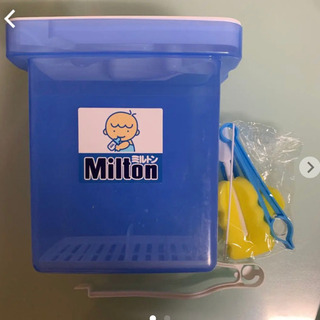 ミルトン　専用容器　トング　洗浄スポンジ付