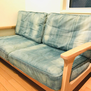 WTW デニムソファー【美品】ペンドルトン付！