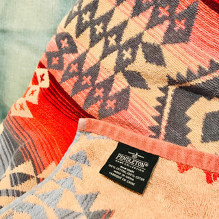 WTW デニムソファー【美品】ペンドルトン付！