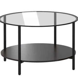 IKEA ローテーブル　ガラステーブル