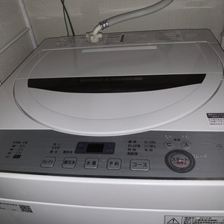 【半年前に購入】SHARP 全自動電気洗濯機 ES-GE4C