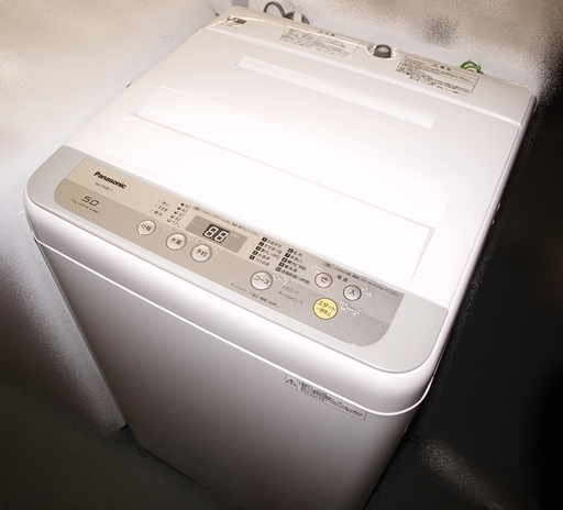 ☆専門の職人さんが、清掃　洗濯機　2018年　パナソニック　5.0kg　　無料配達エリアあり☆