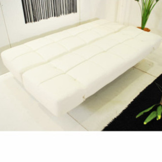 札幌★今日限定　オシャレ　ホワイトソファーベッド！ 