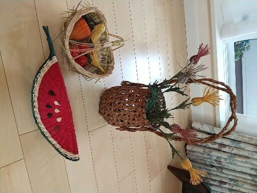 籐 花籠 フルーツバスケット 飾り 茶道 にんにん 世田谷のその他の中古あげます 譲ります ジモティーで不用品の処分