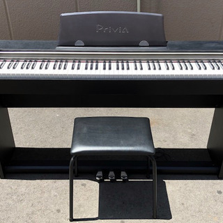 CASIO 電子ピアノ プリヴィア PX-730BK 88鍵盤 椅子付属 動作確認済