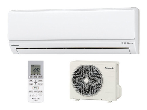 Panasonic2.8kw エアコン　8〜12帖用　標準取付込み