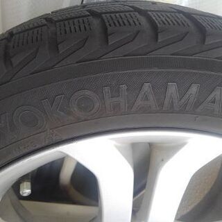 マツダMPV18インチ純正ホイール&スタッドレスヨコハマタイヤ　215/55R18 950(4本)　溝2~3分