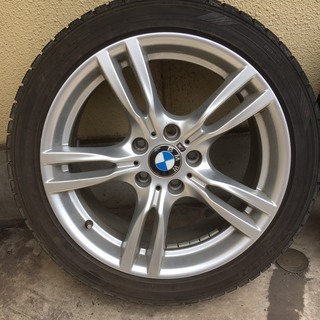 BMW Ｆ30〔3ｼﾘｰｽﾞ〕 純正Mスポーツアルミ ４本  スタッドレスタイヤ付き