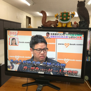 液晶テレビ、2010年、46インチ、シャープ、リモコンあります^ - ^