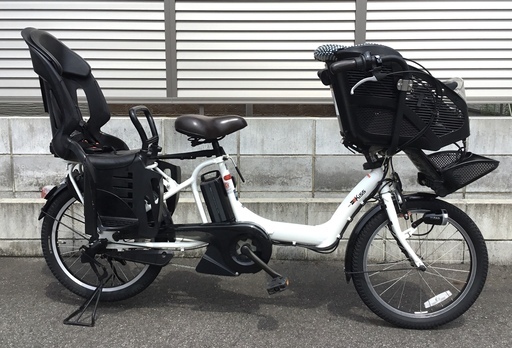 ＜美品車＞ヤマハ・20インチ・電動アシスト自転車・PAS kiss  3人子供乗せ自転車