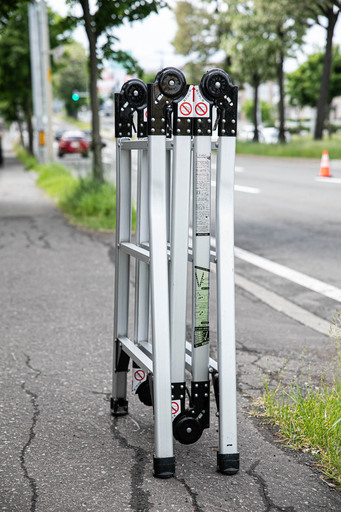 【20A0038】 足場の王様！アルインコ㈱製「マスターステップMW-15」梯子・脚立・足場台の3変化！ 20A0038】 足場の王様！アルインコ㈱製「マスターステップMW-15」梯子