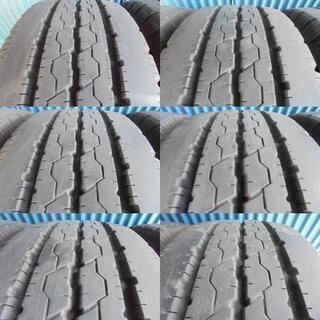 ブリヂスト　BS　 DURAVIS R205 205/70R17.5 115/113L LT　6本　9分溝　程度良好！