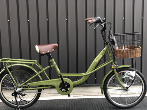 【全国配送可能】新車☆BAA3人乗り対応自転車◆20インチ LEDオートライト3段変速◆コアラ203　オシャレ