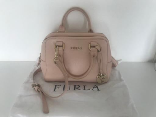 FURLA ベビーピンク　ミニショルダーandハンドバッグ