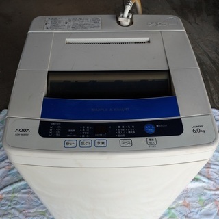 洗濯機ＡＱＵＡ　Ｓ60Ｂ