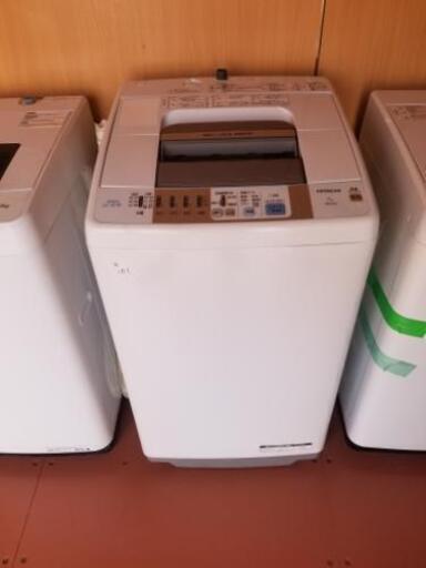 超可爱 全自動洗濯機 7.0kg 【配達無料】中古 ピュアホワイト 白い約束 2015年製 NW-Z78 日立 送風乾燥機能 その他