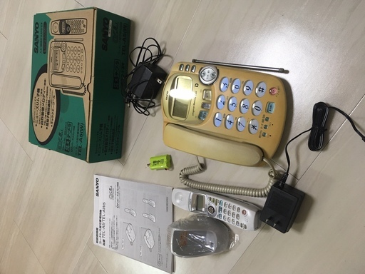 【中古】SANYO電話機　TEL-A5(W)
