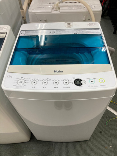 お安い‼️ハイアール高年式洗濯機　JW-C45A 4.5kg 2018年製