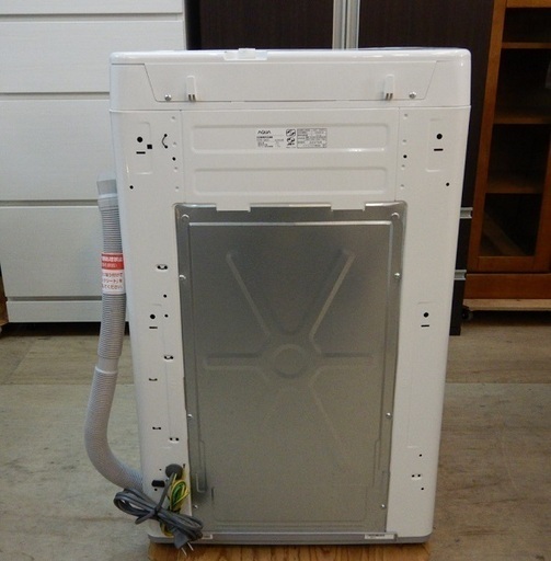【販売終了しました。ありがとうございます。】AQUA　6.0㎏　ステンレス槽　全自動洗濯機　AQW-S60C　2015年製　中古品