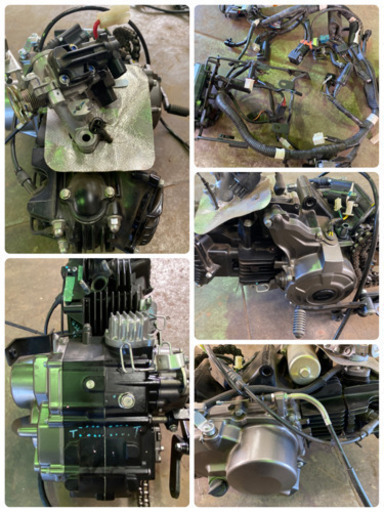 z125Proのエンジンと配線のみです