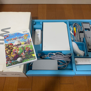 Wii本体　コントローラー×2 マリオパーティ付き
