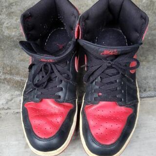 終了】AIR JORDAN 1 赤黒 28cm