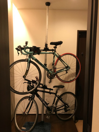 自転車スタンド　2台まで利用可能