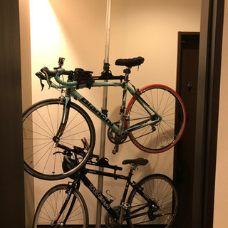 自転車スタンド　2台まで利用可能