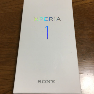 【値下げ】Xperia 1  White　SIMフリー　美品