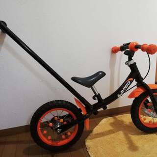 子供用ウォーキングバイク、ランニングバイク(オレンジ)