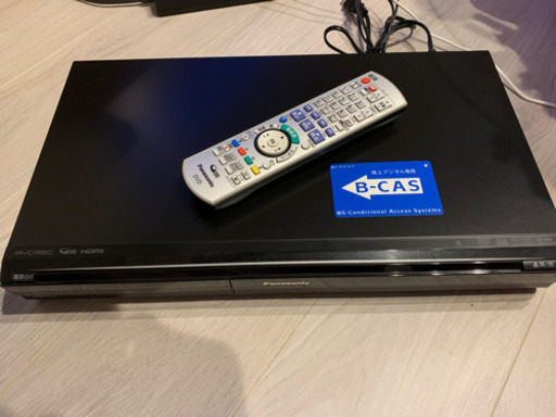 Panasonic DVDレコーダー　320GB  リモコン付き　B-CAS付青