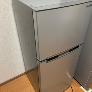 【一人暮らし向け】2ドア式冷蔵庫　118L