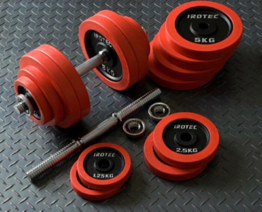IROTEC（アイロテック）ラバーダンベル 60KG セット ほぼ未使用