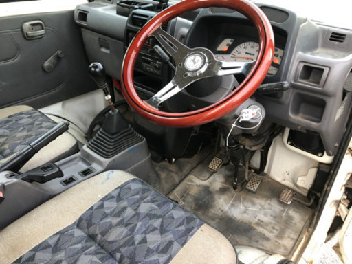 車検付 乗って帰れる激安軽トラ ミニキャブトラック 4wd パワステ 社外ハンドル 5速mt 支払金額5万円のみ 車販売able 梅郷のミニキャブバンの中古車 ジモティー