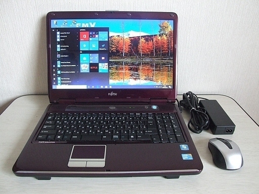 高速SSD240GB搭載 Fujitsu FMV-BIBLO NF/E50 ノートパソコン 15