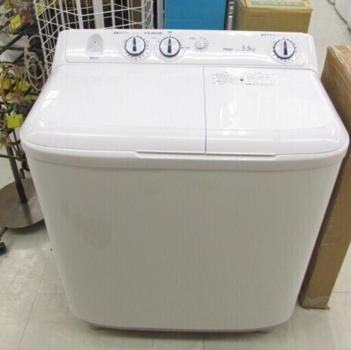 Haier 二層式洗濯機 JW-C55E 2019年製 中古 NB856