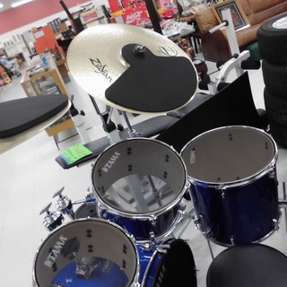 美品 ヤマハ ドラムセット RDP2F5STD 22BD RYDEEN ジルジャンシンバル EVANS練習パッド付 苫小牧西店