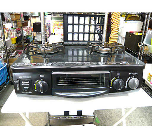 札幌 2015年製 プロパンガス/LPガス 幅56㎝ リンナイ ガステーブル ガスコンロ RT31NHS-L Rinnnai 魚焼きグリル 本郷通店